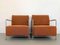 Fabric Lounge Chairs, 1980s, Set of 2 1