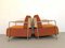 Fabric Lounge Chairs, 1980s, Set of 2, Immagine 3