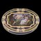 Antique Swiss 18k Gold & Hand-Painted Enamel Snuff Box by Sene & Detailia, 1800s 1