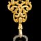 Antike schweizerische 18 Karat Gold, Diamanten & Granat Geflecht Uhr Chatelaine, 1870er 5