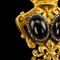 Antique Swiss 18k Gold, Diamond & Garnet Set Watch Chatelaine, 1870s 17