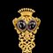 Antike schweizerische 18 Karat Gold, Diamanten & Granat Geflecht Uhr Chatelaine, 1870er 23