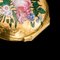 Antike englische 18 Karat vergoldete & emaillierte Emaille Kronleuchter Chatelain Uhr, 1700er 13