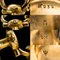 Antike englische 18 Karat vergoldete & emaillierte Emaille Kronleuchter Chatelain Uhr, 1700er 2