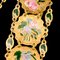 Antique English 18k Gold & Enamel Open-Faced Verge Watch Chatelain, 1700s 15