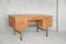 Scandinavian Oak Bilateral Vintage Writting Desk, 1960s 19