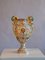 Large Vintage Rococo Style Porcelain Amphora Vase by Capodimonte, Image 5