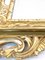Specchio antico in legno placcato in oro intagliato a mano, Immagine 14