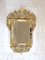 Specchio antico in legno placcato in oro intagliato a mano, Immagine 3
