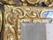 Specchio antico in legno placcato in oro intagliato a mano, Immagine 7