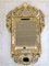 Antique Hand-Carved Gold-Plated Wooden Mirror, Image 2