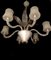 Lámpara de araña vintage de satín de Seguso, Imagen 1
