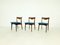Dutch Rosewood Dining Chairs from AWA Meubelfabriek, 1950s, Set of 3 2