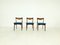 Dutch Rosewood Dining Chairs from AWA Meubelfabriek, 1950s, Set of 3 1