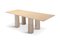 Model Il Colonnato Travertine Dining Table by Mario Bellini, 1970s, Image 1