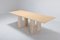 Model Il Colonnato Travertine Dining Table by Mario Bellini, 1970s 13