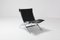 Fauteuil Vintage en Chrome et Cuir Noir par Paul Tuttle pour Flexform, 1980s 3