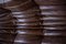 Poltrona e pouf Togo in pelle marrone scuro di Michel Ducaroy per Ligne Roset, set di 2, Immagine 11