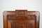 Antique Art Nouveau Carved Walnut Nightstand with Marble Top, 1900s 5