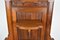 Antique Art Nouveau Carved Walnut Nightstand with Marble Top, 1900s 6