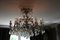 19th Century Italian Neoclassical Giltwood and Crystal Chandelier 24