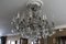 19th Century Italian Neoclassical Giltwood and Crystal Chandelier, Image 1