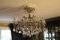19th Century Italian Neoclassical Giltwood and Crystal Chandelier, Image 13