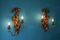 Vintage Wood Sconces Featuring Monkeys, Set of 2 2