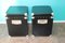 Black Leather Steamer Trunks, 1980s, Set of 2, Image 12