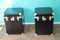 Black Leather Steamer Trunks, 1980s, Set of 2, Image 18