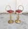 Italienische Mid-Century Barhocker, 1960er, 2er Set 1