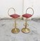 Tabourets de Bar Mid-Century, Italie, 1960s, Set de 2 1