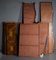 Large Vintage Louis XV Mahogany Veneer with Inlay and Brass Wardrobe 4