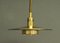 Vintage Gold Pendant Lamp from GKS Leuchten, 1960s 6