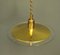 Vintage Gold Pendant Lamp from GKS Leuchten, 1960s 9