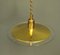 Vintage Gold Pendant Lamp from GKS Leuchten, 1960s, Image 9