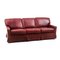 Scandinavian Modern Leather 3-Seater Sofa from Dux 3