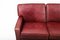 Scandinavian Modern Leder 3-Sitzer Sofa von Dux 2