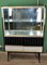 White Formica and Black Display Cabinet, 1960s 3