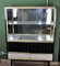White Formica and Black Display Cabinet, 1960s 6