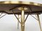 Round Brass and Mosaic Coffee Table by Berthold Müller, Germany, 1950s 9