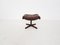Vintage Brown Leather Footstool from Gotemobel, 1960s 1