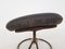 Vintage Brown Leather Footstool, 1960s, Immagine 3