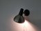 Silver and Black Wall Light from Hala Zeist, 1950s 5