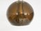 Lampe à Suspension Globe en Verre Acrylique Marron, 1950s 6