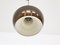 Lampe à Suspension Globe en Verre Acrylique Marron, 1950s 3
