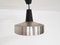 Small Dutch Silver and Black Pendant Lamp, 1950s, Image 1
