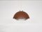 Mid-Century Space Age Brown Pendant Lamp, 1950s, Image 1