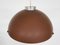 Lampada a sospensione Space Age Mid-Century marrone, anni '50, Immagine 9