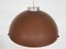 Mid-Century Space Age Brown Pendant Lamp, 1950s, Image 9